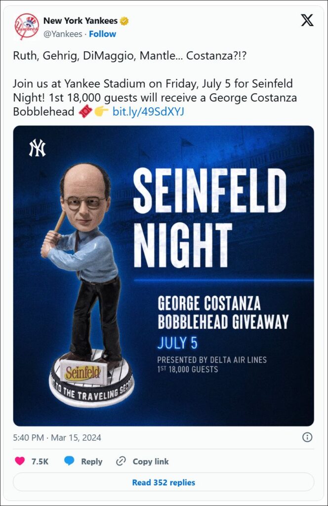 George Constanza, Seinfeld