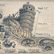 Tower pisa, kosi toranj