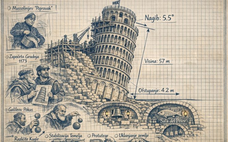 Tower pisa, kosi toranj