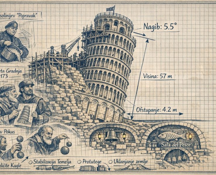 Tower pisa, kosi toranj