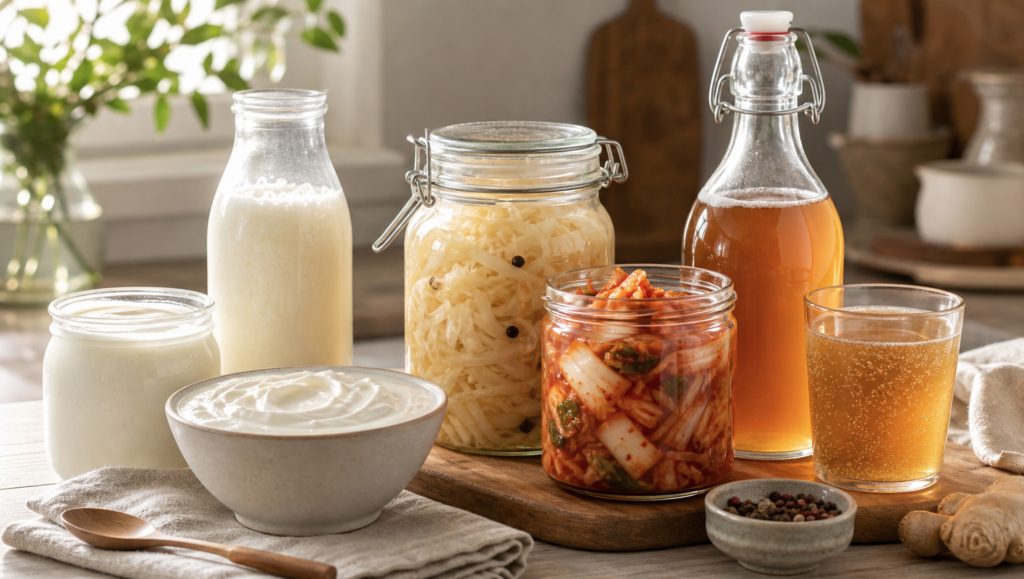 mlijeko, kefir, jagurt, kimchi, probiotik