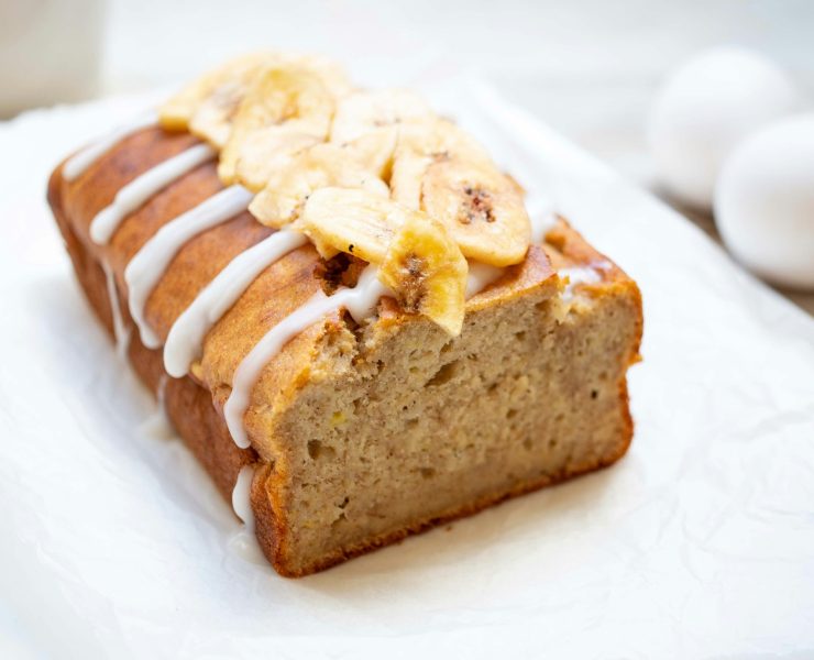 banana bread, banana kruh, recept
