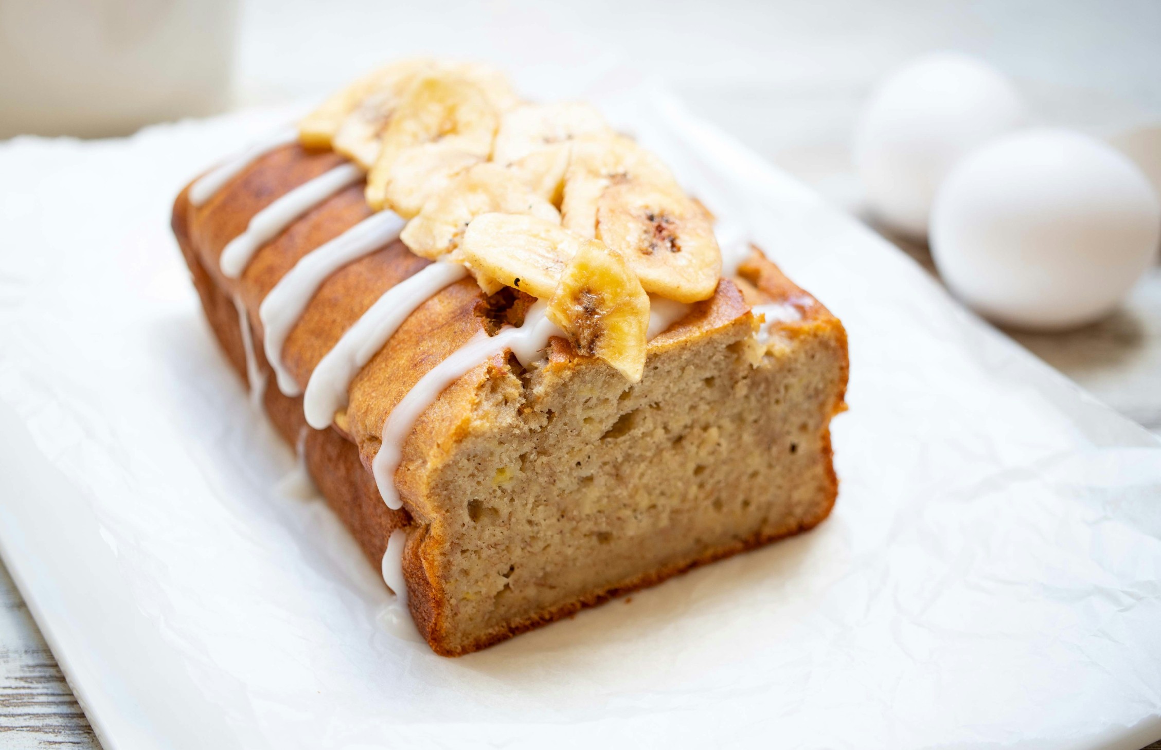 banana bread, banana kruh, recept