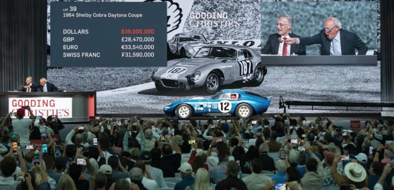 Cobra Daytona Coupe, auto