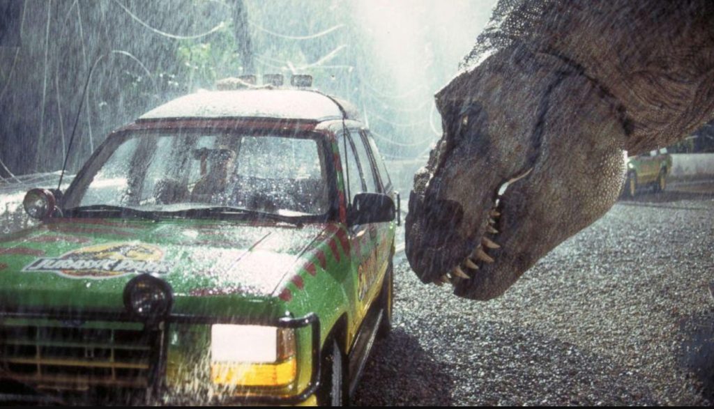 kukac, Jurassic park